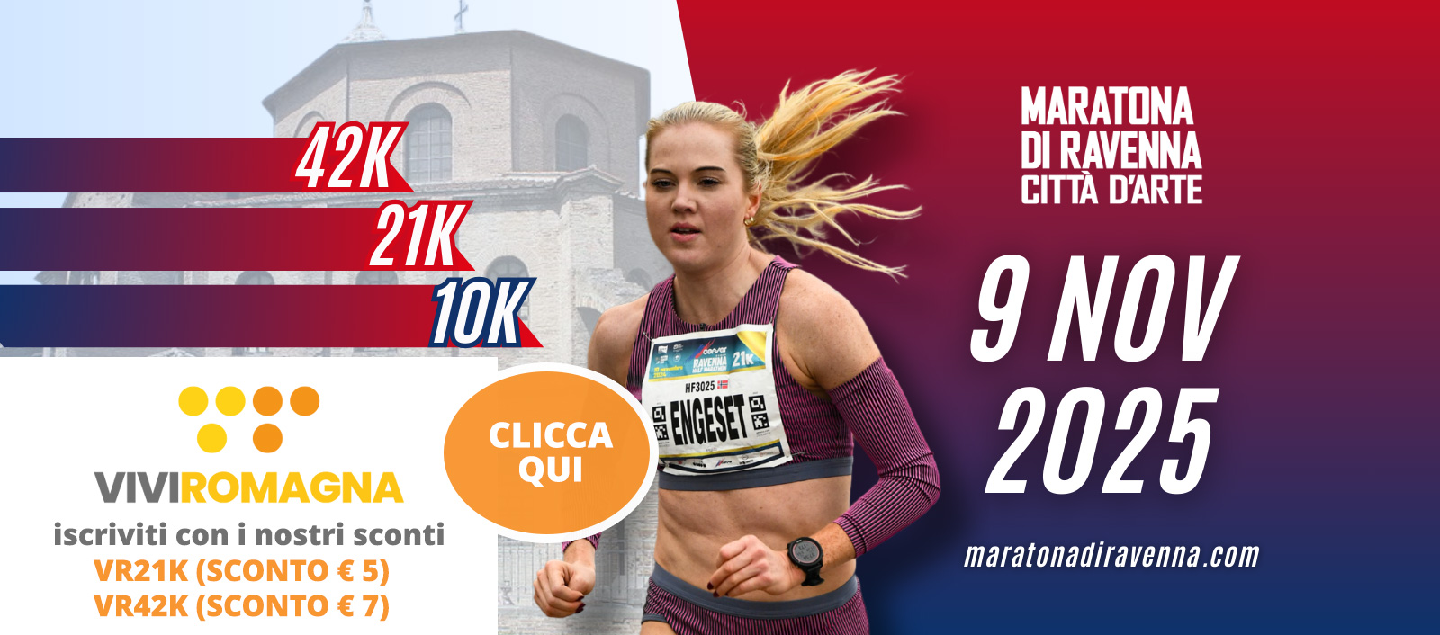 Baner Cx Maratona di Ravenna Iscrizioni