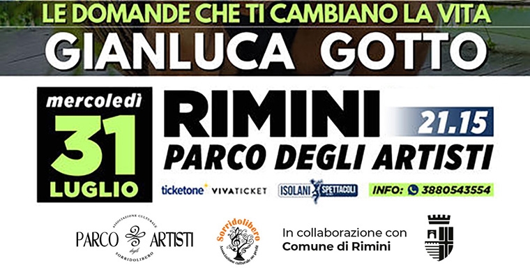 le domande che ti cambiano la vita al parco degli artisti