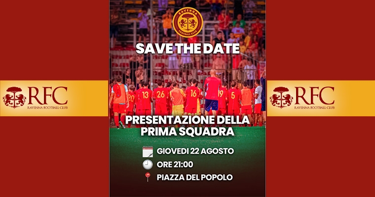 PRESENTAZIONE PRIMA SQUADRA RAVENNA CALCIO