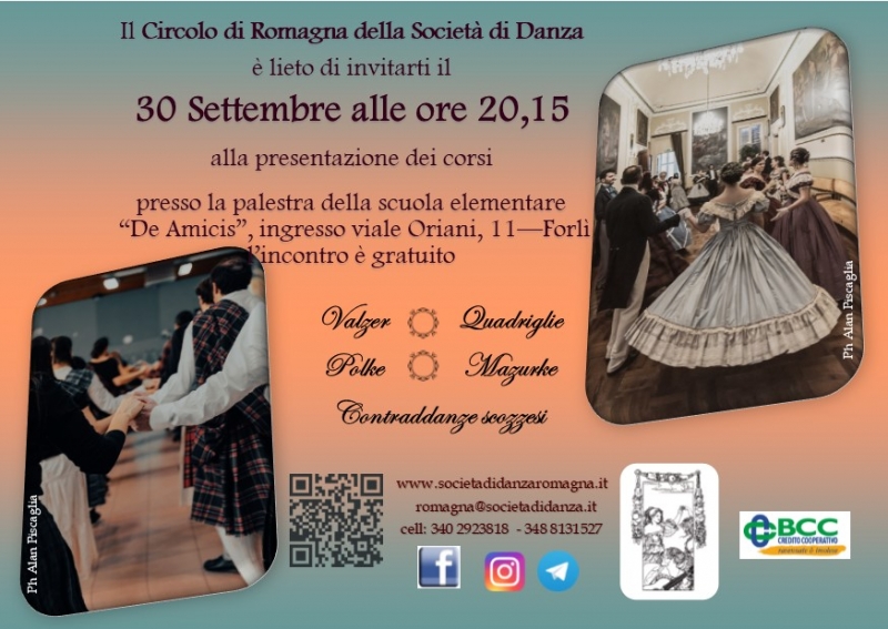 Danze di società dell'800 e scozzesi