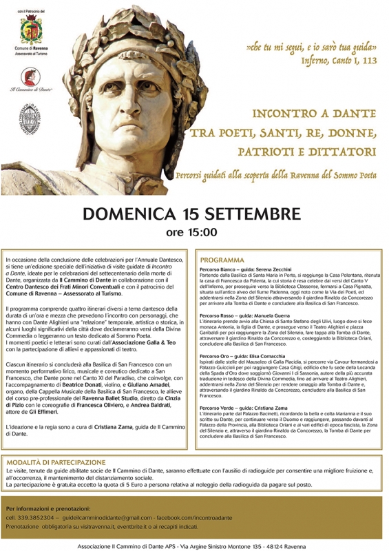 INCONTRO A DANTE TRA POETI, SANTI, RE, DONNE, PATRIOTI E DITTATORI