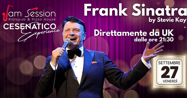 Al Jam Session di Cesenatico omaggio a Frank Sinatra con Stevie Kay