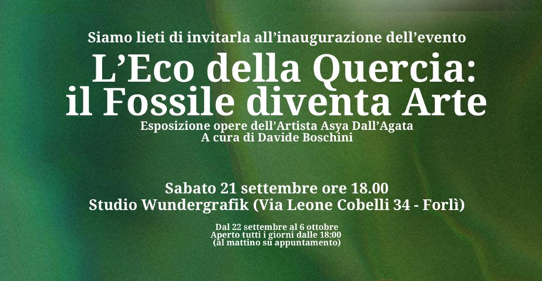 L’eco della quercia: il fossile diventa arte