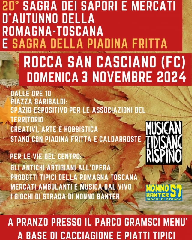 Sagra dei Sapori d'Autunno e Sagra della Piadina Fritta