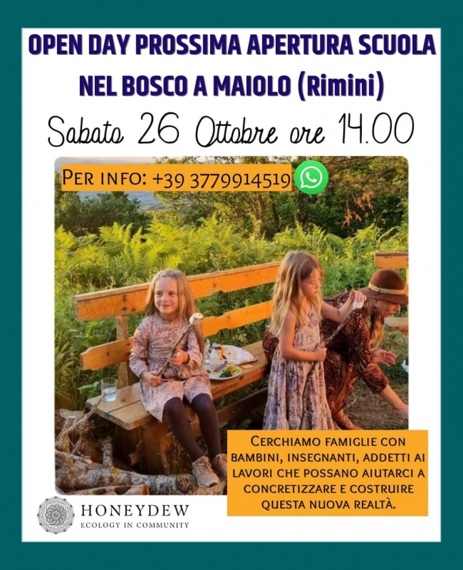 OPEN DAY SCUOLA NEL BOSCO