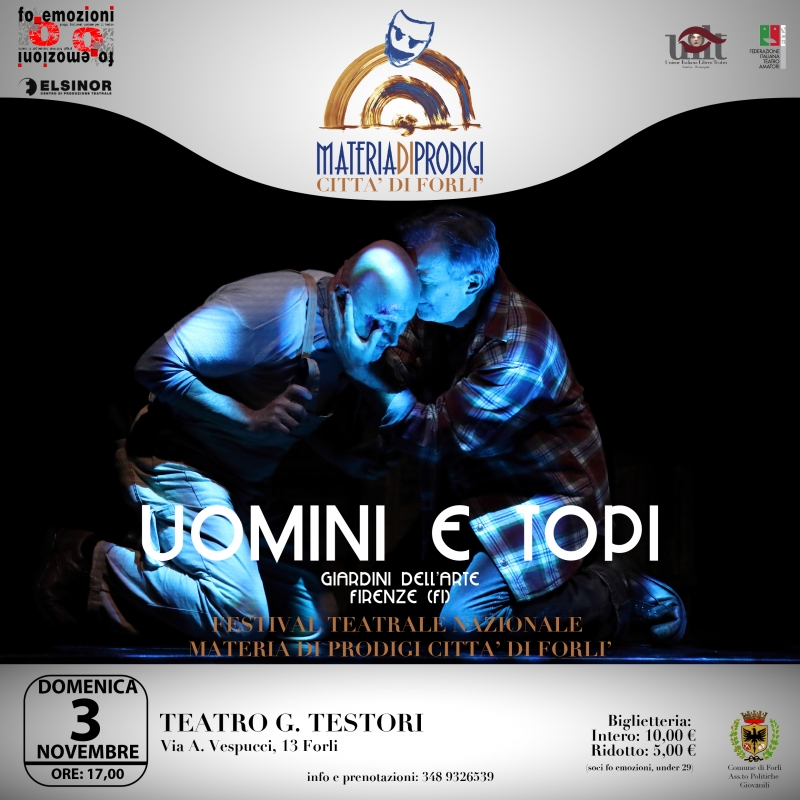 FESTIVAL MATERIA DI PRODIGI - UOMINI E TOPI