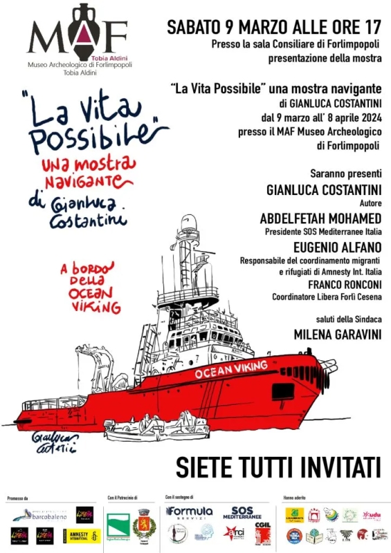 La vita possibile, una mostra navigante