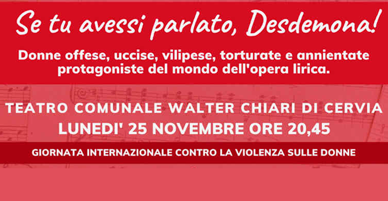 Se tu avessi parlato, Desdemona!