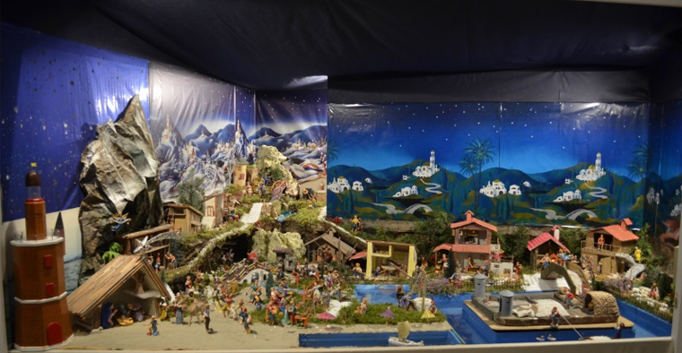 Presepe meccanico della città del sale
