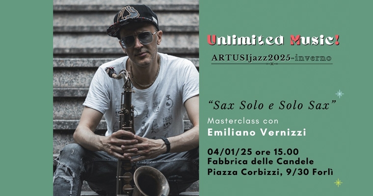 ARTUSI JAZZ 2025 INVERNO: masterclass di sassofono