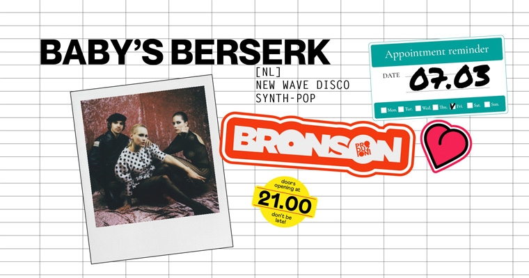 Baby's Berserk (unica data italiana) - Bronson Club, Ravenna