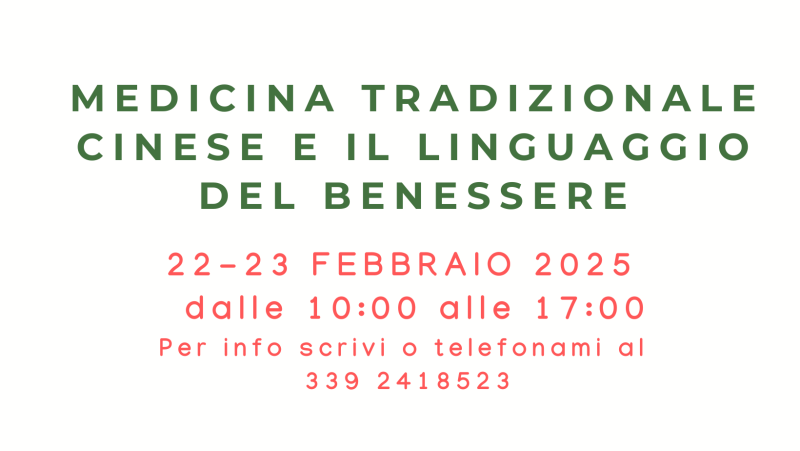 Medicina Cinese e il Linguaggio del Benessere