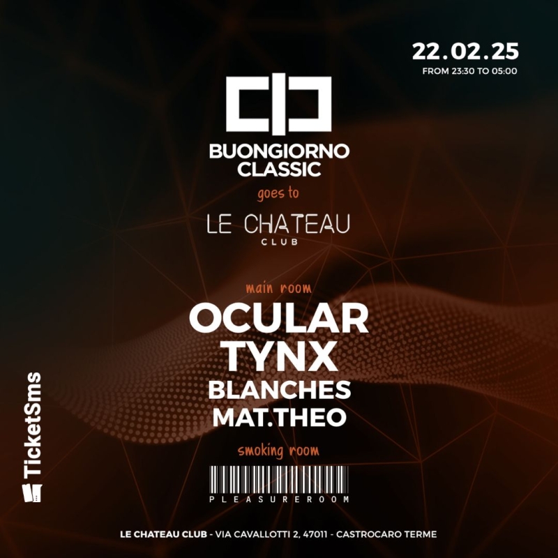 BUONGIORNO CLASSIC goes to LE CHATEAU CLUB