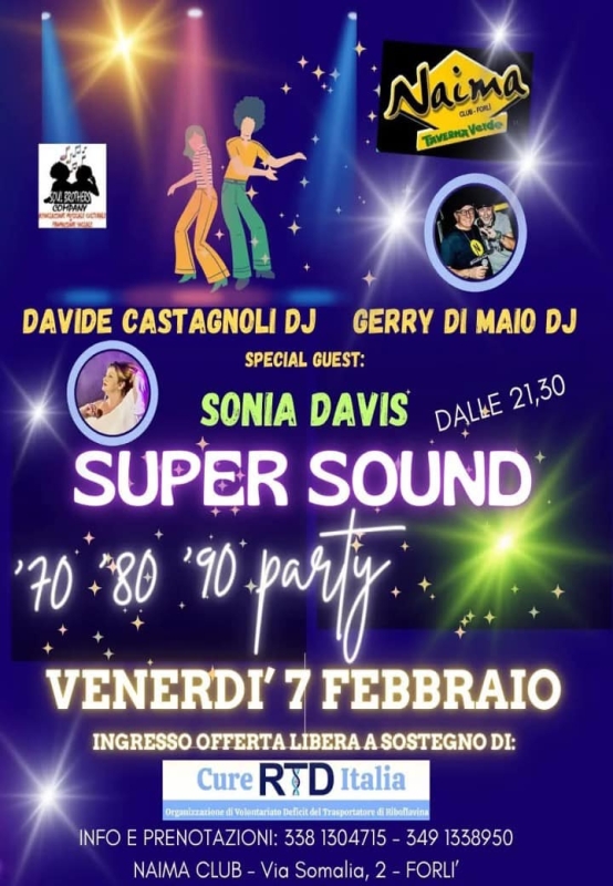 Serata speciale dance anni 70-80-90