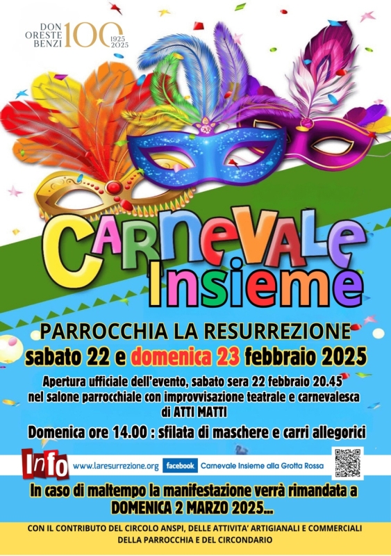 Carnevale Insieme alla Grotta Rossa