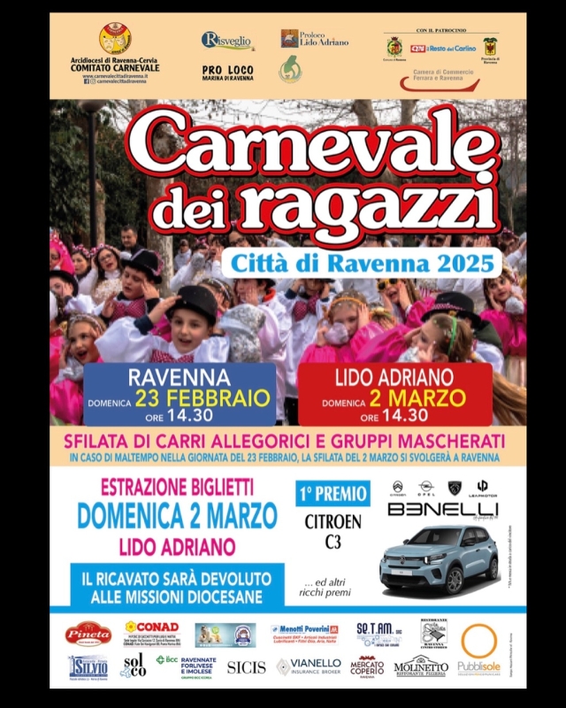 Sfilata di Carnevale dedicata al mondo del cinema
