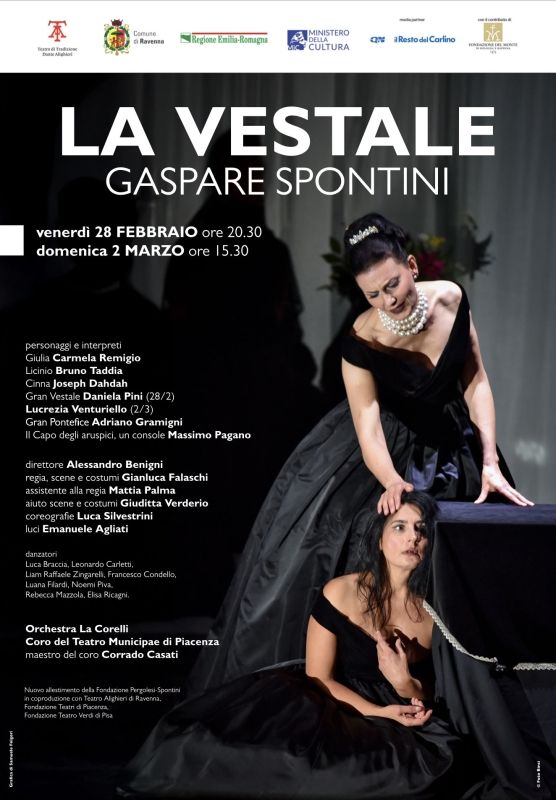 Doppio appuntamento, in scena La Vestale al Teatro Alighieri