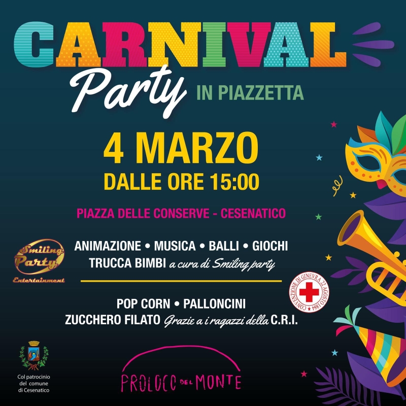 Carnival Party in Piazza Conserve