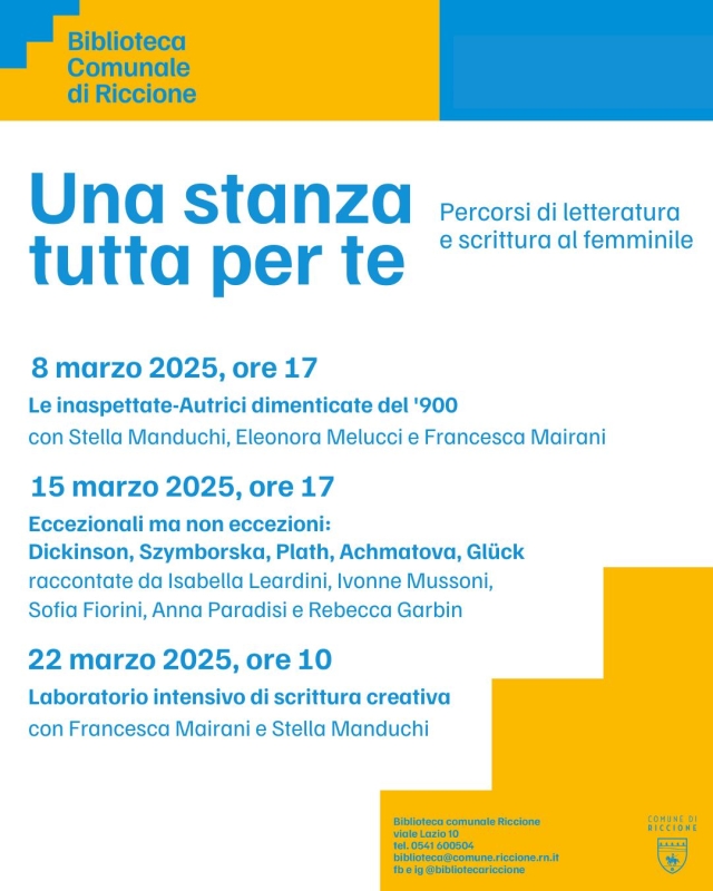 Percorsi di letteratura e scrittura al femminile
