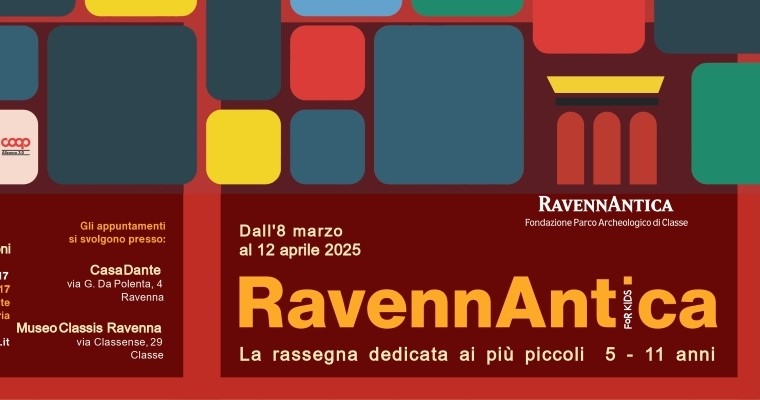 RavennAntica for kids, i laboratori per i più piccoli alla scoperta di Dante e dei mosaici