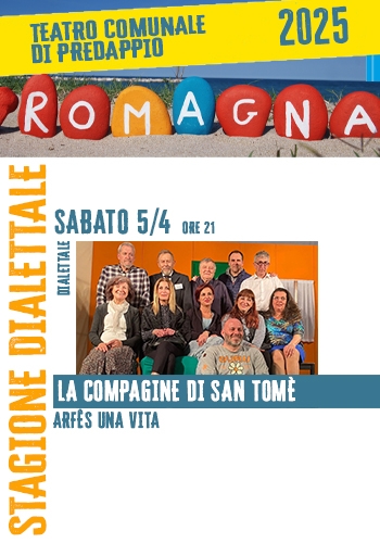 Il Comunale di Predappio chiude la stagione di teatro dialettale con la Compagine di San Tomè