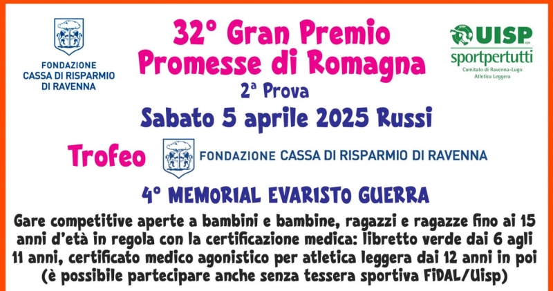 32° Gran Premio Promesse di Romagna
