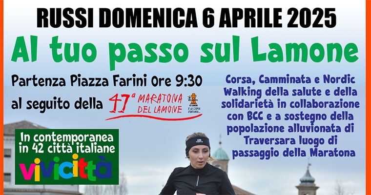 Vivicittà Al tuo passo sul Lamone