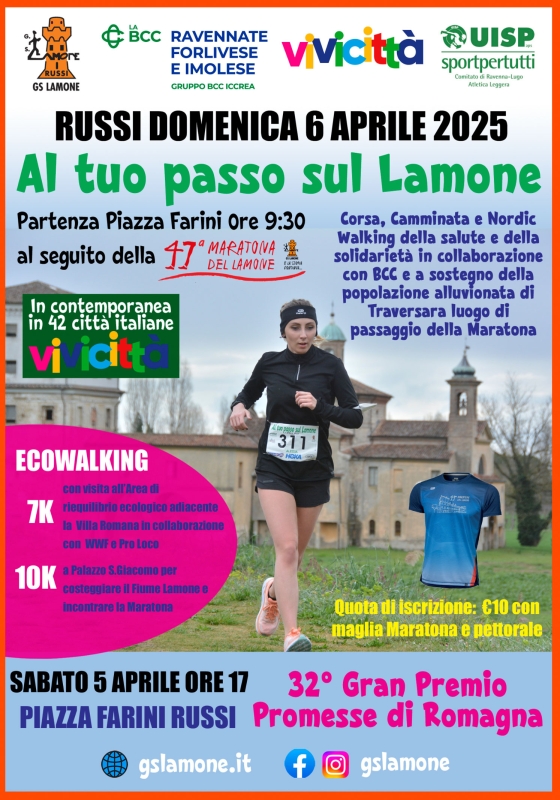 Vivicittà Al tuo passo sul Lamone