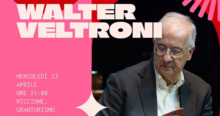 Walter Veltroni nella primavera di Riccione