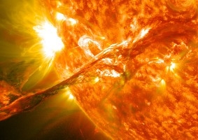 osservazione del sole dai giardini del planetario