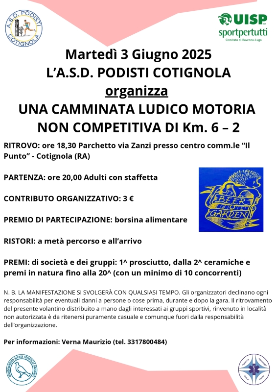 CAMMINATA LUDICO MOTORIA