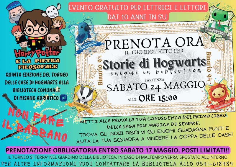 Storie di Hogwarts: enigmi in biblioteca
