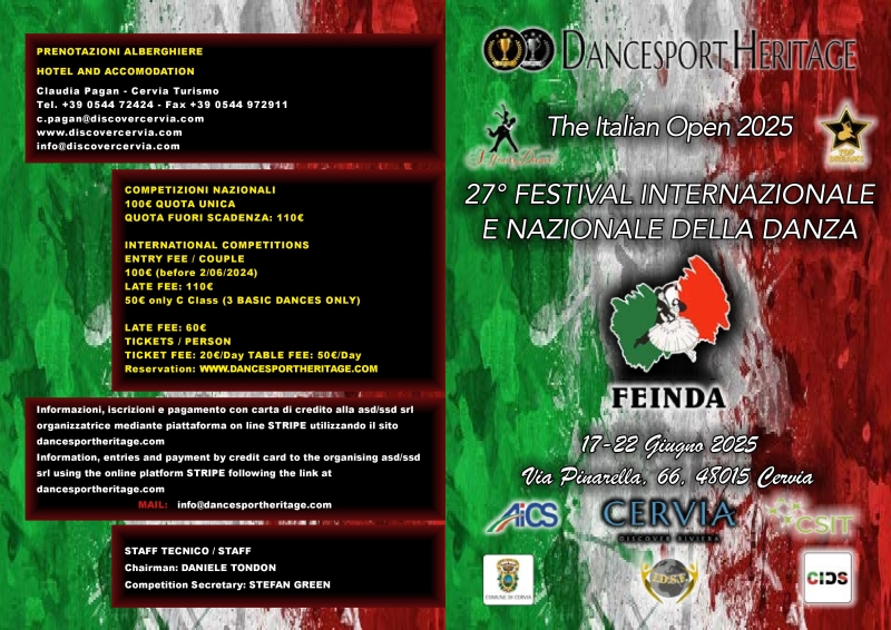 27° Italian Open 2025  FEINDA