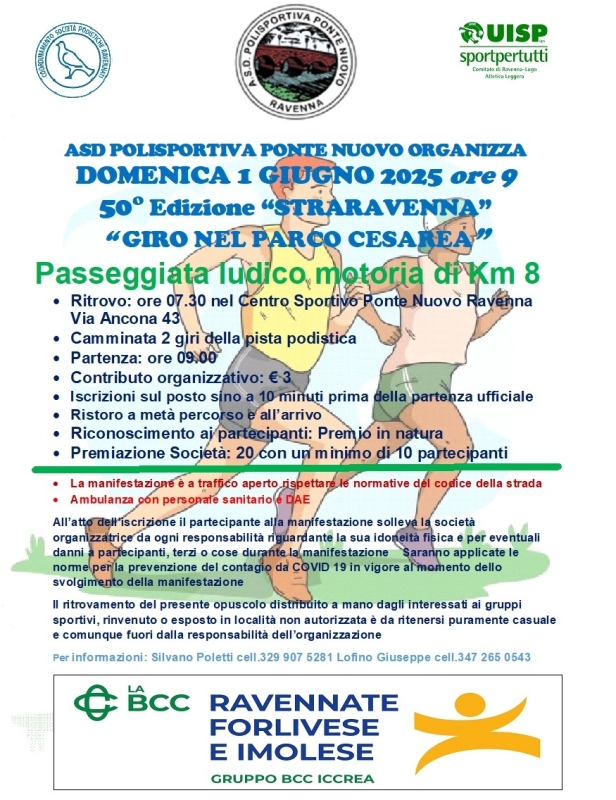 50° EDIZIONE PODISTICA STRARAVENNA