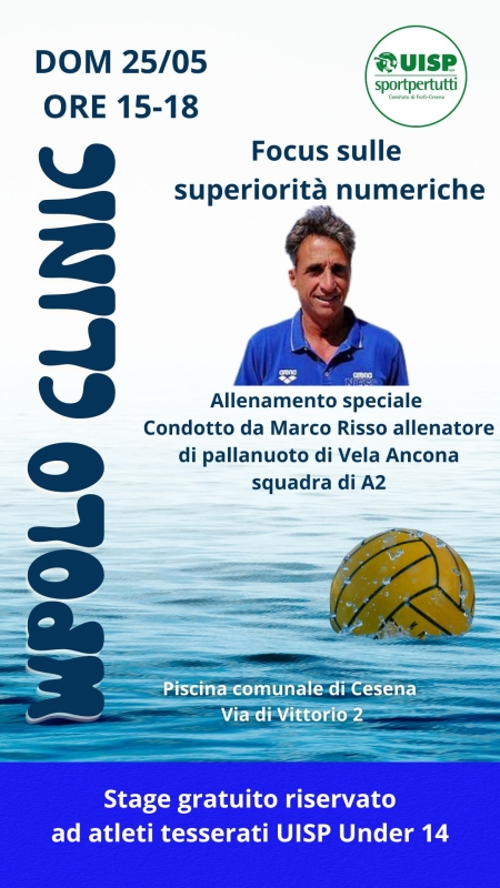 Il secondo Clinic dedicato alla pallanuoto