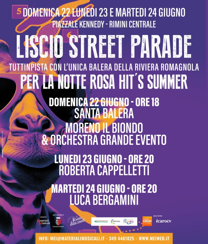 Liscio Street Parade a Rimini