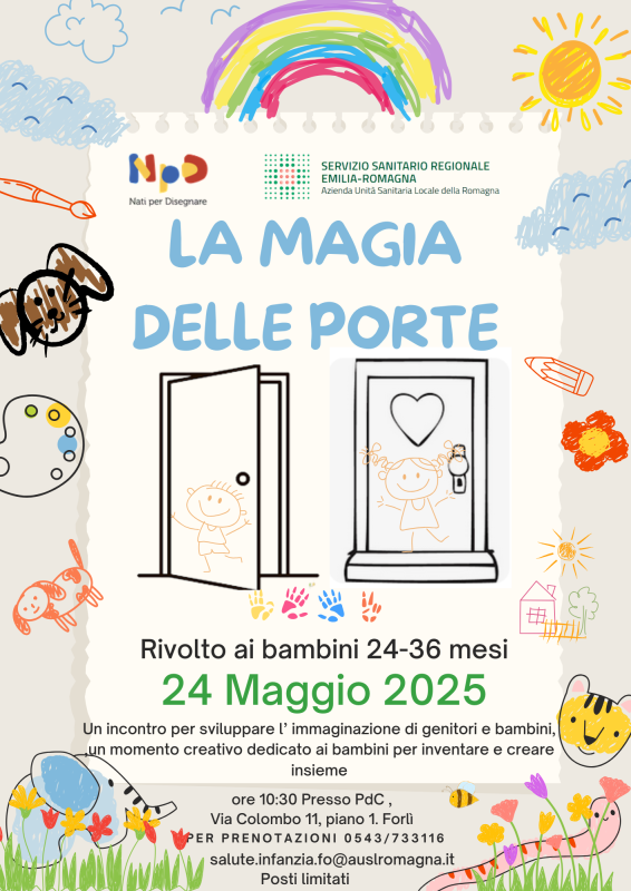 Secondo appuntamento di Nati per disegnare
