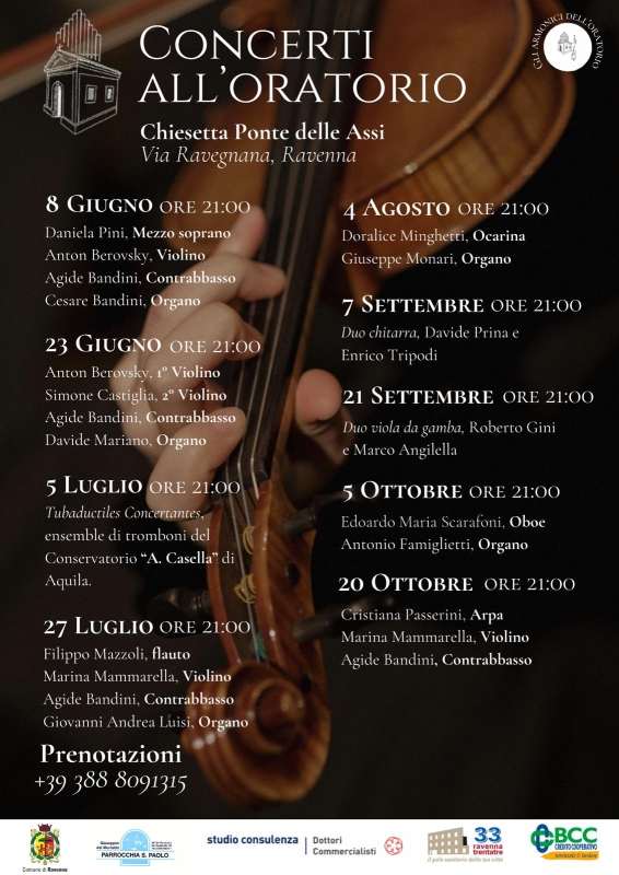 Concerti all’oratorio 2025
