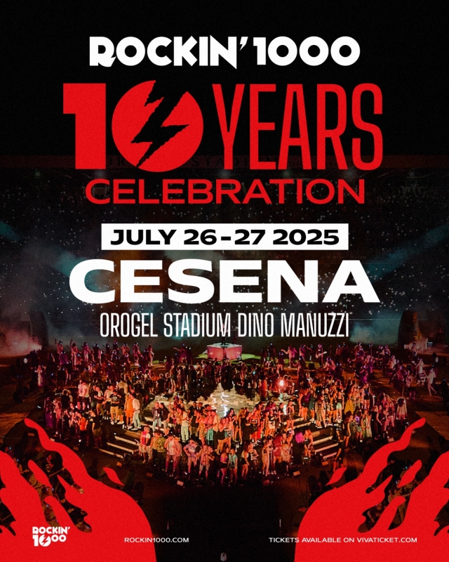Rockin'1000 10 Years Celebration