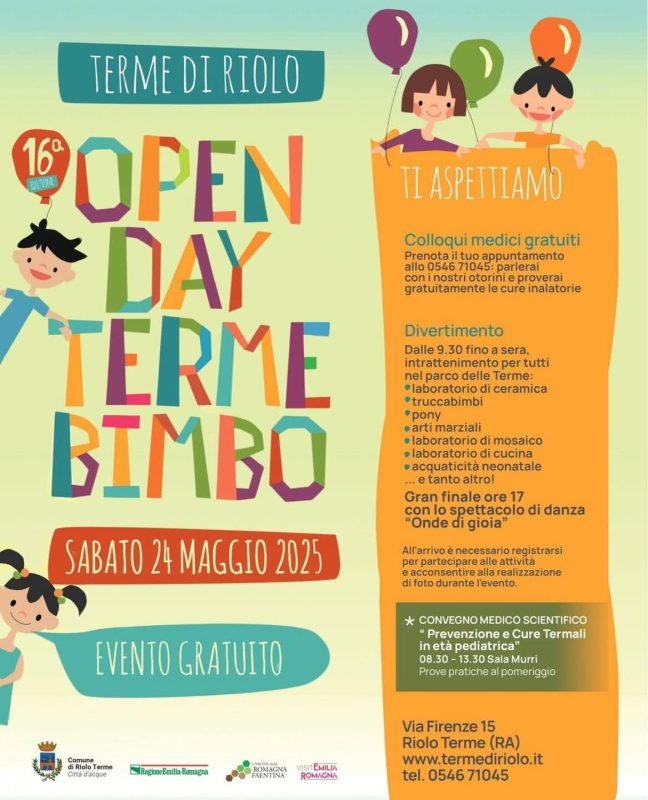 Open Day Terme Bimbo alle Terme di Riolo
