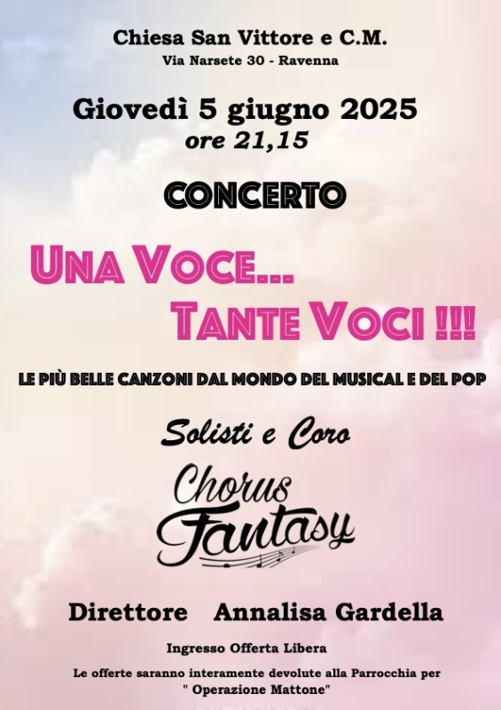 Una Voce Tante Voci