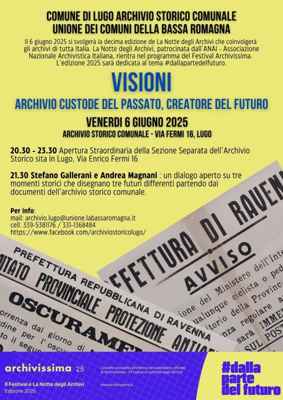 Archivissima all'Archivio Storico di Lugo