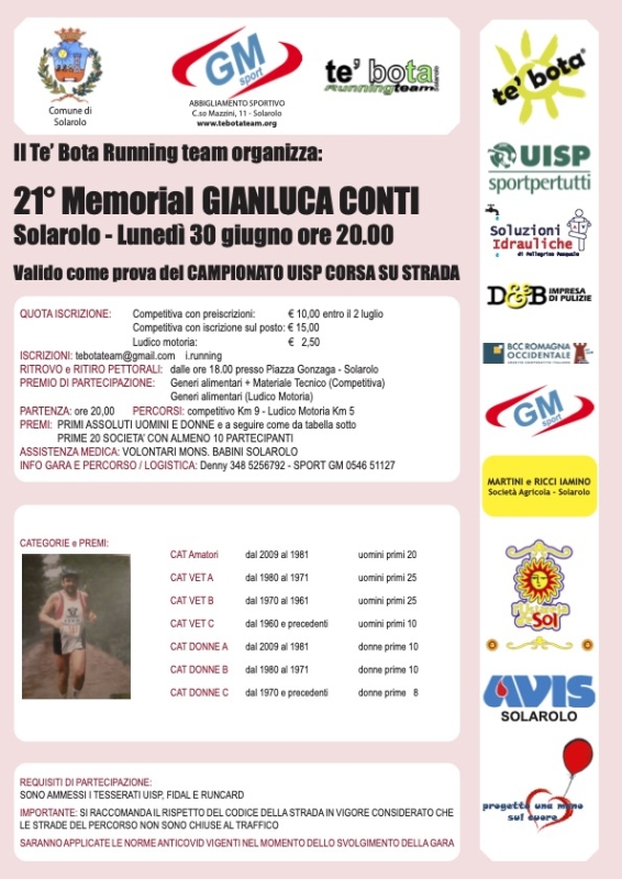 21° Memorial Gianluca Conti
