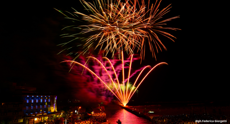Fuochi d'artificio a Bellaria