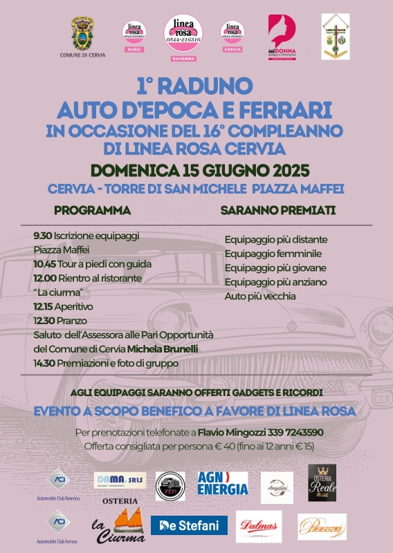 Raduno Auto d'epoca e Ferrari