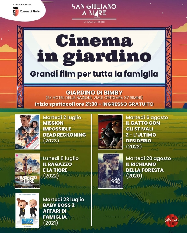 Cinema in giardino