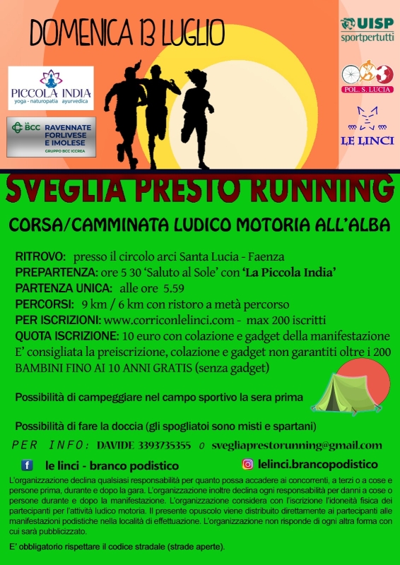 Sveglia Presto Running