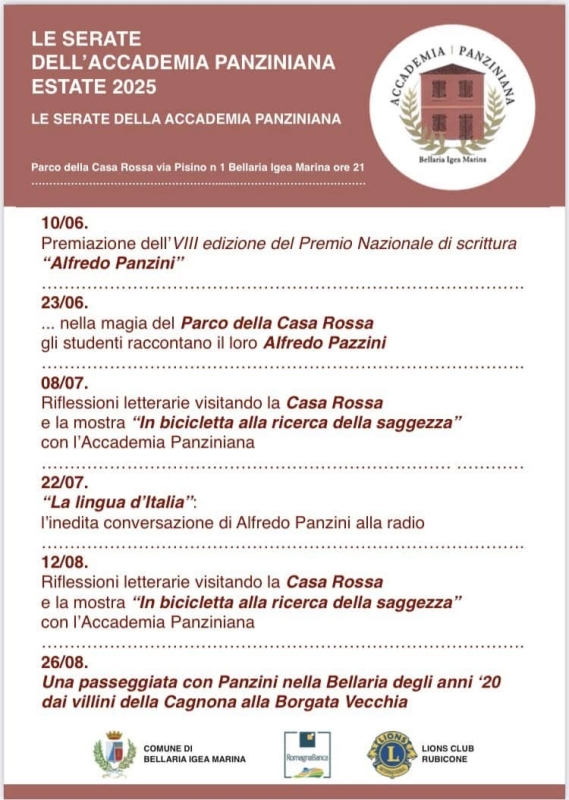 ACCADEMIA PANZINIANA ESTATE 2025