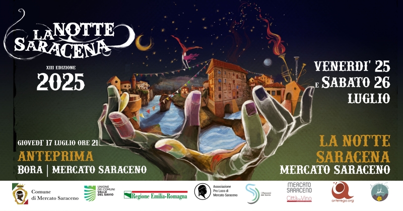 LA NOTTE SARACENA e ANTEPRIMA 2025