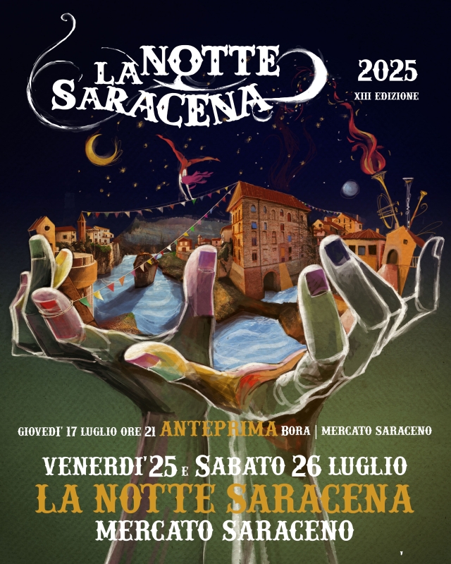 LA NOTTE SARACENA e ANTEPRIMA 2025